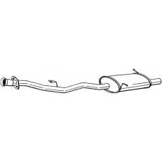 280-005 BOSAL Глушник вихлопних газів кінцевий