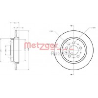 6110224 METZGER Гальмівний диск