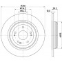 ND8055K NISSHINBO Гальмівний диск