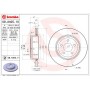 09.A405.11 BREMBO Гальмівний диск