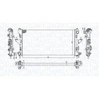 350213198300 MAGNETI MARELLI Радіатор охолодження двигуна
