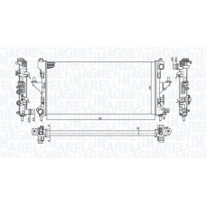350213198300 MAGNETI MARELLI Радіатор охолодження двигуна