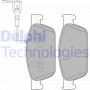 LP2199 DELPHI Комплект гальмівних колодок дисковий гальм