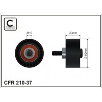 210-37 CAFFARO Паразитный / Ведущий ролик, Зубчастий ремінь