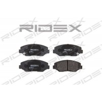 402B0406 RIDEX Комплект гальмівних колодок дисковий гальм