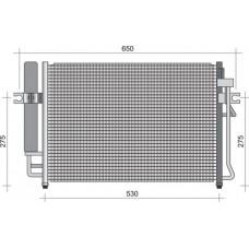 350203356000 MAGNETI MARELLI Конденсатор кондиціонера