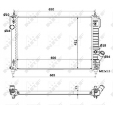 WG1722703 WILMINK GROUP Радіатор охолодження двигуна