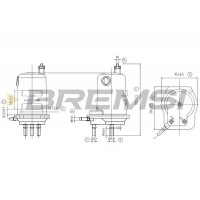 FE0786 BREMSI Паливний фільтр