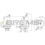 FE0786 BREMSI Паливний фільтр