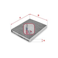 S 4103 CA SOFIMA Фільтр повітря у внутрішньому просторі