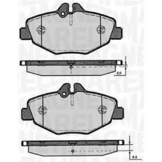 363916060318 MAGNETI MARELLI КомплеК т гальмівних колодок, дискове гальмо