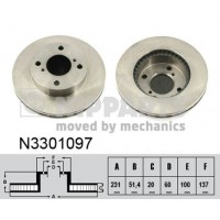 N3301097 NIPPARTS Гальмівний диск