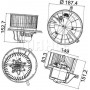 AB 148 000P MAHLE Вентилятор салону
