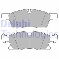 LP3628 DELPHI КомплеК т гальмівних колодок, дискове гальмо