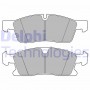 LP3628 DELPHI КомплеК т гальмівних колодок, дискове гальмо