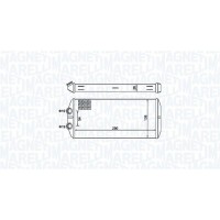 350218497000 MAGNETI MARELLI Теплообмінник обігрів салону