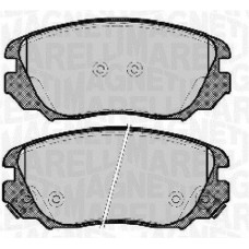 363916060723 MAGNETI MARELLI Комплект гальмівних колодок дисковий гальм