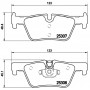 FK20065 KAISHIN Комплект гальмівних колодок дисковий гальм