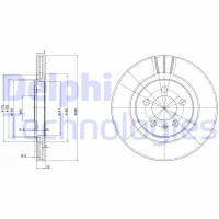 BG2713 DELPHI Гальмівний диск