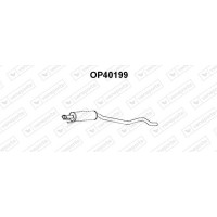 OP40199 VENEPORTE Середній глушник вихлопних газів