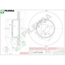 V464 PILENGA Гальмівний диск