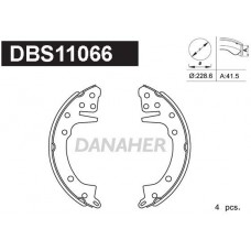 DBS11066 DANAHER Комплект гальмівних колодок