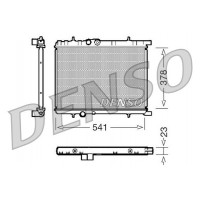 DRM21033 DENSO Радіатор охолодження двигуна