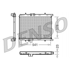 DRM21033 DENSO Радіатор охолодження двигуна