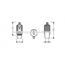 VND292 AVA QUALITY COOLING Осушувач кондиціонера