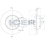 78BD3555-2 ICER Гальмівний диск