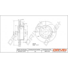 DP1010.11.0777 Dr!ve+ Гальмівний диск
