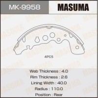 MK-9958 MASUMA Комплект гальмівних колодок