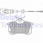 LP1815 DELPHI Комплект гальмівних колодок дисковий гальм