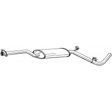 282-651 BOSAL Середній глушник вихлопних газів