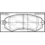 0201-Y61R FEBEST Комплект гальмівних колодок дисковий гальм