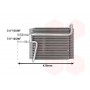 5900V026 VAN WEZEL Випарник кондиціонера