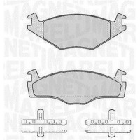 363916060392 MAGNETI MARELLI Комплект гальмівних колодок дисковий гальм