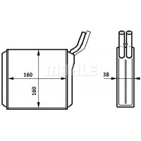WG2180024 WILMINK GROUP Теплообмінник обігрів салону