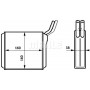 WG2180024 WILMINK GROUP Теплообмінник обігрів салону