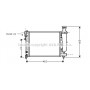 CNA2115 AVA QUALITY COOLING Радіатор охолодження двигуна