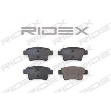 402B0281 RIDEX Комплект гальмівних колодок дисковий гальм