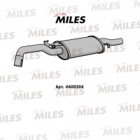 HA00304 MILES Глушник вихлопних газів кінцевий