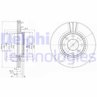 BG2625C DELPHI Гальмівний диск