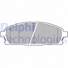 LP1659 DELPHI Комплект гальмівних колодок дисковий гальм