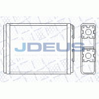 220M22 JDEUS Теплообмінник обігрів салону