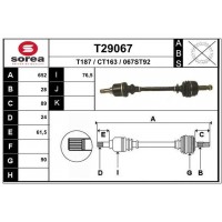 T29067 EAI Привідний вал