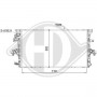 DCM3905 DIEDERICHS Радіатор охолодження двигуна