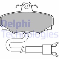 LP601 DELPHI КомплеК т гальмівних колодок, дискове гальмо
