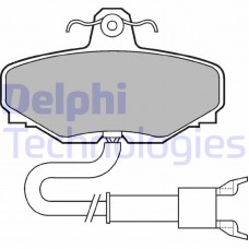 LP601 DELPHI КомплеК т гальмівних колодок, дискове гальмо