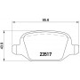 FK20056 KAISHIN Комплект гальмівних колодок дисковий гальм